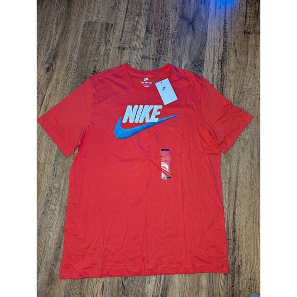Men's Nike Futura Tee Men's Size L Red - Picture 1 of 7